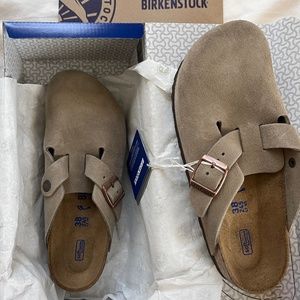 BRAND NEW Birkenstock Boston Soft Footbed Suede Leather